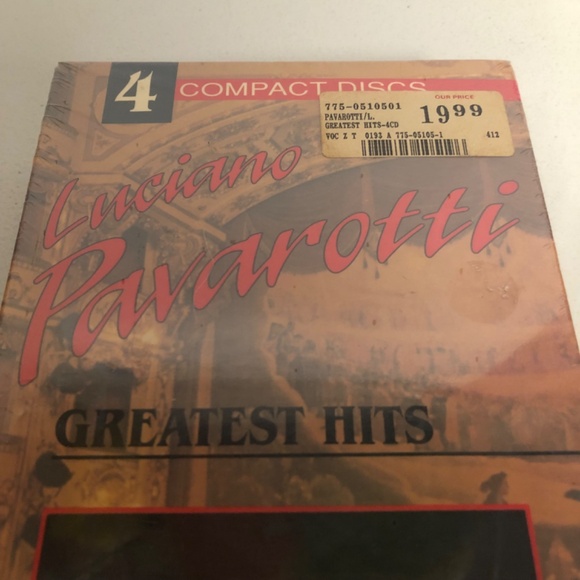 Luciano Pavarotti Greatest Hits Long Box Sealed Rare 4 CDs - Picture 7 of 12